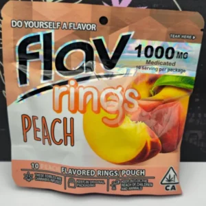 Flav Edibles Peach Rings 1000mg