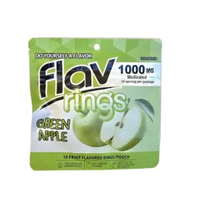 Flav Rings 1000mg Green Apple