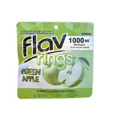 Flav Rings 1000mg Green Apple