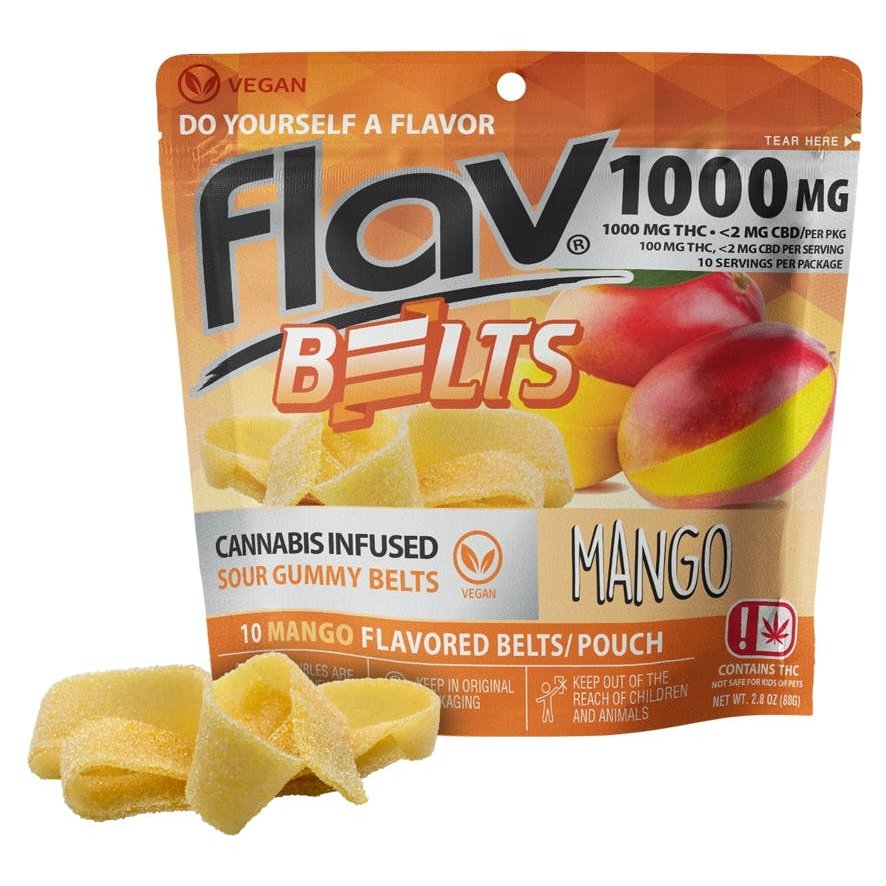 Flav Mango Belts 1000mg THC Flav Mango Belts 1000mg THC