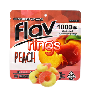 Flav Edibles Peach Rings 1000mg