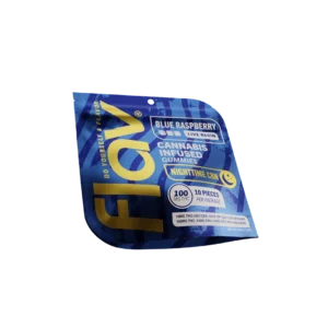 Flav Nighttime Gummies – Blue Raspberry 100mg