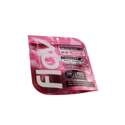 Flav Nighttime Gummies Strawberry Belt (100mg THC)