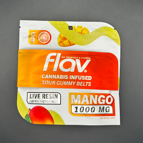 Flav Mango Belts 1000mg THC Flav Mango Belts 1000mg THC
