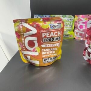 Flav Edibles Cherry Rings 1000mg (THC Gummies)