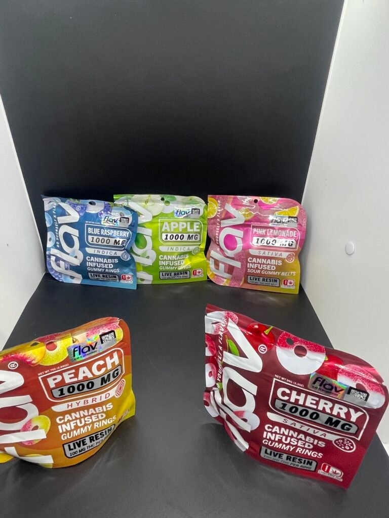 Flav Edibles Cherry Rings 1000mg (THC Gummies) Flav Edibles Cherry Rings 1000mg (THC Gummies)