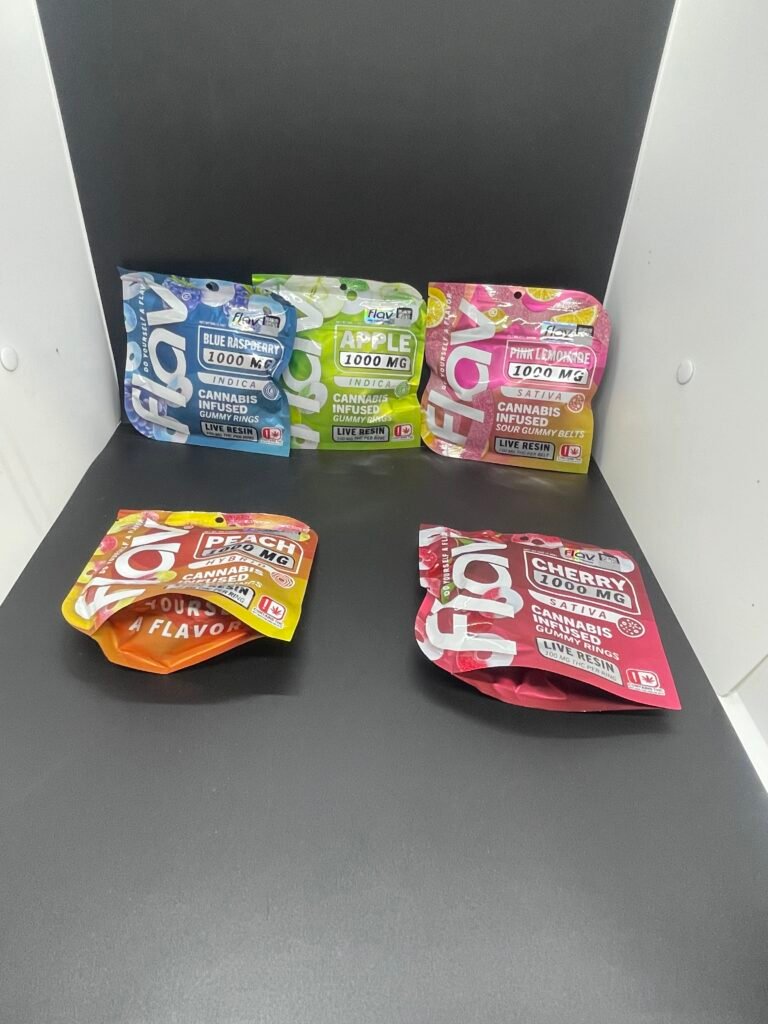 Flav Edibles Cherry Rings 1000mg (THC Gummies) Flav Edibles Cherry Rings 1000mg (THC Gummies)