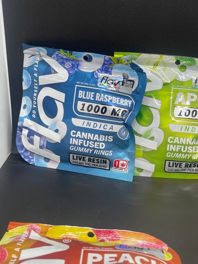 Flav Edibles Cherry Rings 1000mg (THC Gummies) Flav Edibles Cherry Rings 1000mg (THC Gummies)