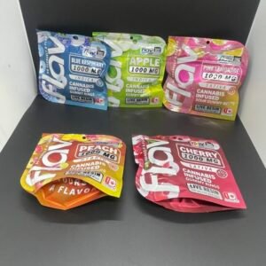 Flav Edibles Cherry Rings 1000mg (THC Gummies)