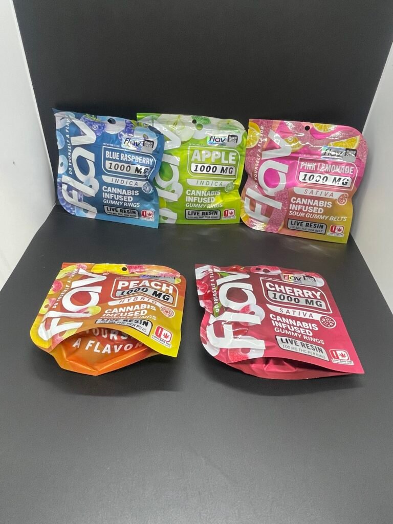 Flav Edibles Cherry Rings 1000mg (THC Gummies) Flav Edibles Cherry Rings 1000mg (THC Gummies)
