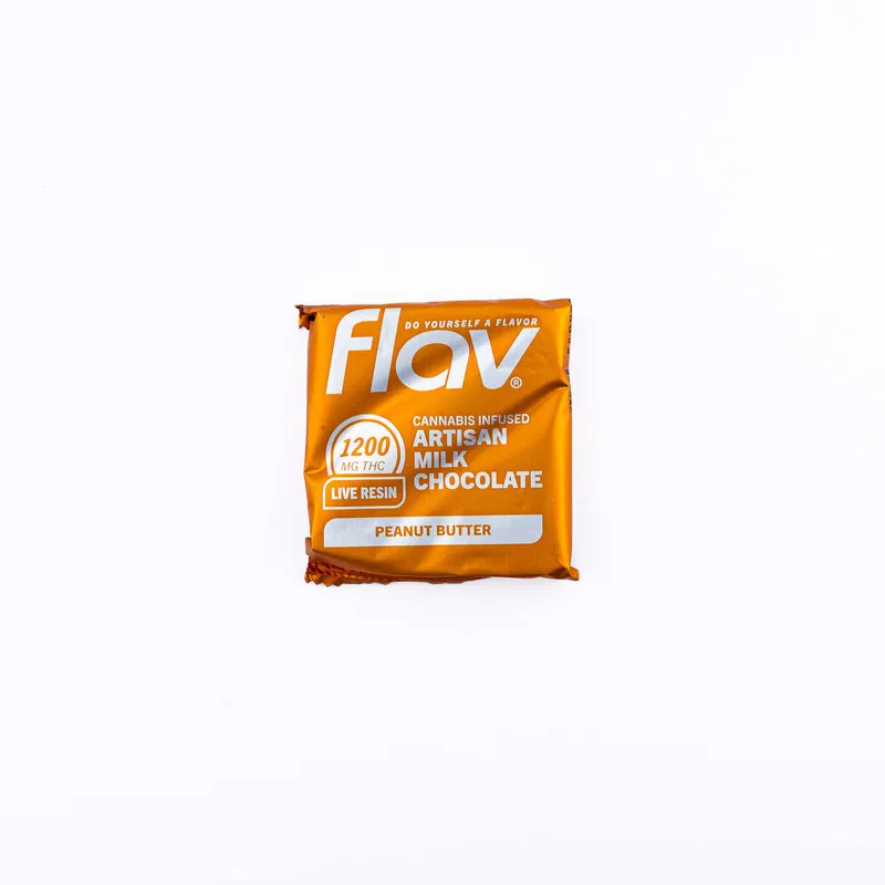 FLAV Peanut Butter Chocolate Bar – Live Resin Artisan Milk 1200mg FLAV Peanut Butter Chocolate Bar – Live Resin Artisan Milk 1200mg