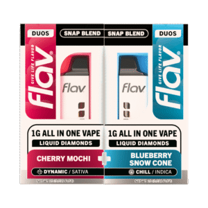 Flav Disposable Blueberry Snowcone - SNAP Duo Vapes 2G