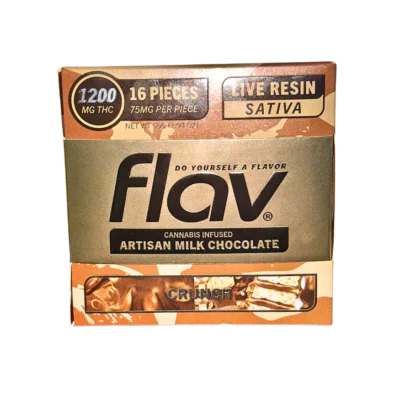 FLAV Crunch Chocolate Bar – Live Resin 1200mg