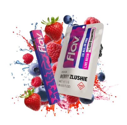 Flav Disposable Berry Zlushie 1G Live Resin
