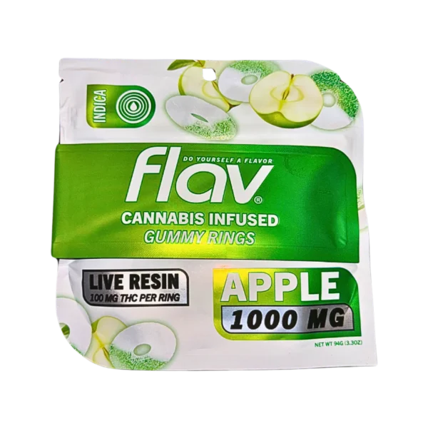 Flav Sour Belt Green Apple Gummy 1000mg