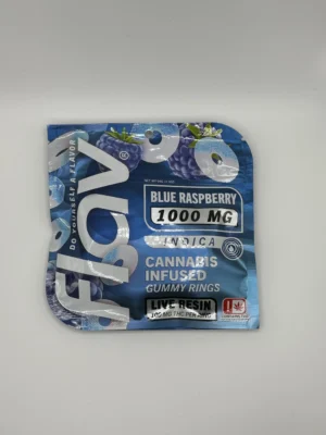 Flav Sour Belt Blueberry Gummy