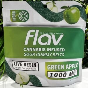 Flav Sour Belt Green Apple Gummy 1000mg