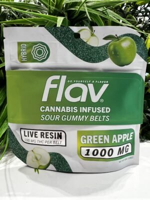 Flav Sour Belt Green Apple Gummy 1000mg