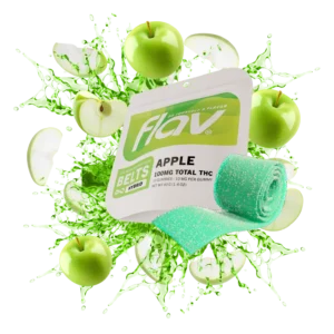 Flav Sour Belt Green Apple Gummy 1000mg