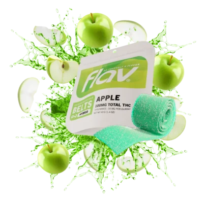 Flav Sour Belt Green Apple Gummy 1000mg