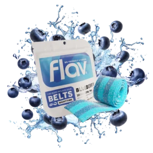 Flav Sour Belt Blueberry Gummy