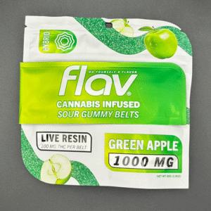 Flav Sour Belt Green Apple Gummy 1000mg
