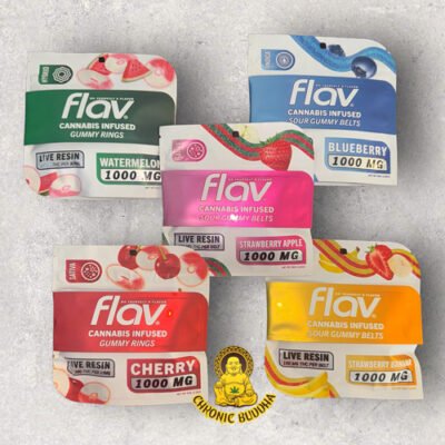 Flav Rings 1000mg Watermelon THC Gummy